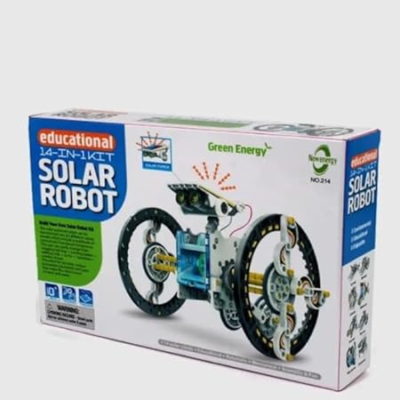 14 in 1 educational solar clearance robot