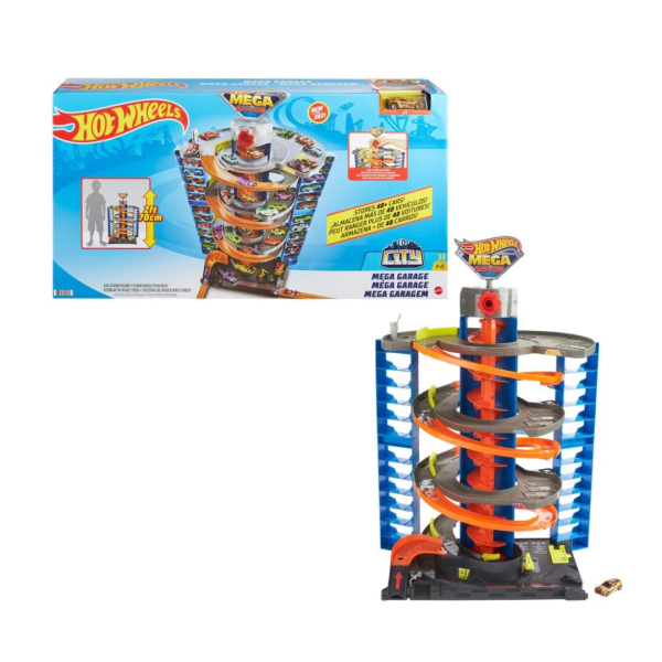 Mattel DP EC Hot Wheels 50 City Mega Garage