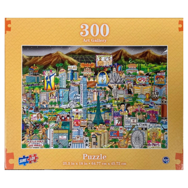 300pcs Art Gallery Puzzle Midnight in Vegas