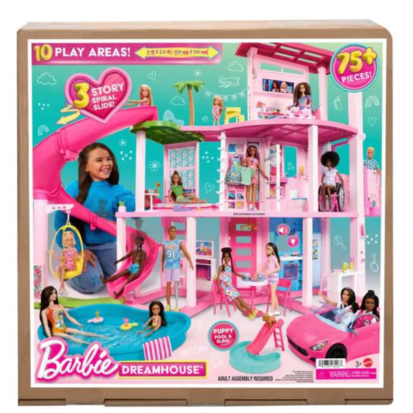 Barbie Movie DreamHouse Dollhouse with 75+ Accessories