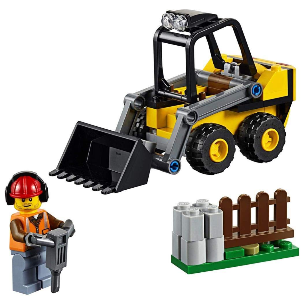 LEGO City Yellow Construction Wheel Loader Building Sensory Toy - 6045