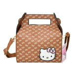 Hello Kitty PU Box Shaped Fashion Hand Bag