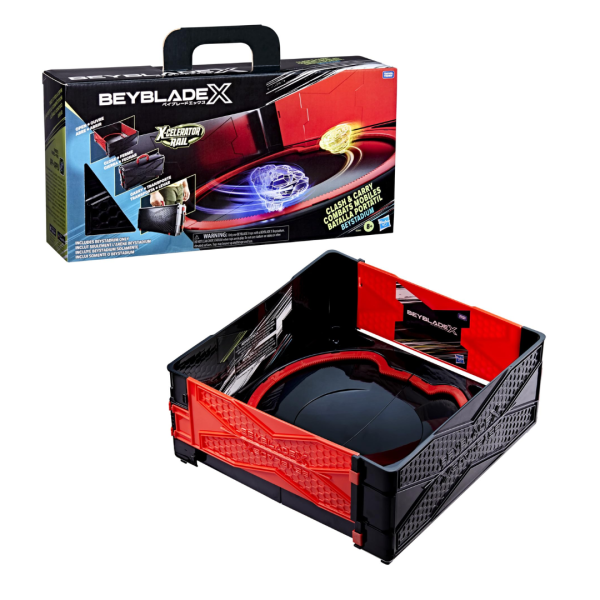 Beyblade X Clash & Carry Bey stadium Battle Arena