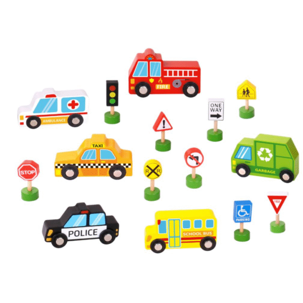 Toysters Transportation & Street Sign Set