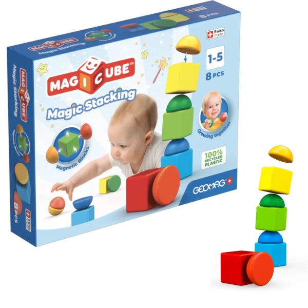 Geomag 8pcs magic stacking magnetic blocks