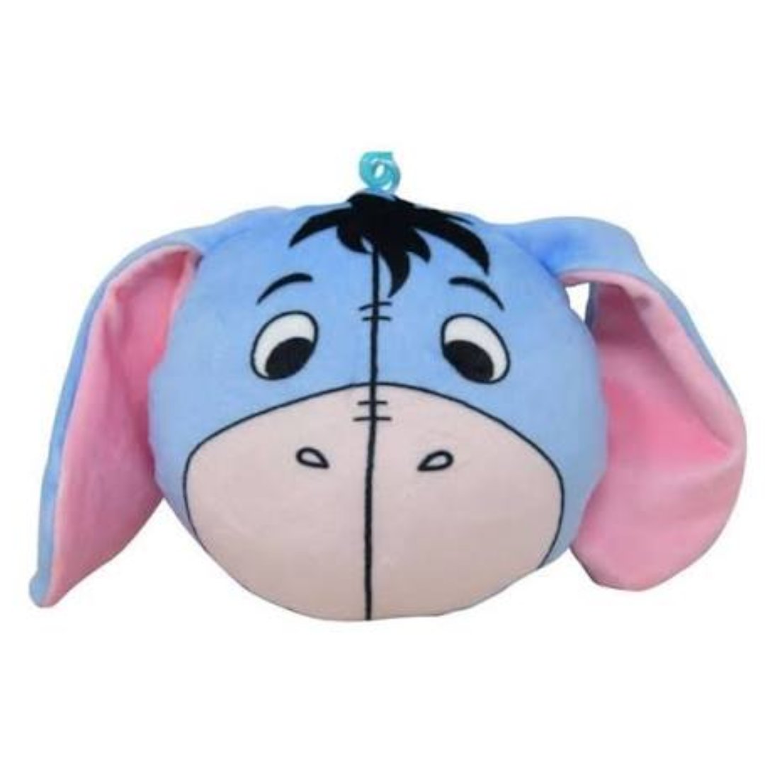 4r4r4r4r4r4r4r4r4r4 Eeyore 6" Plush Head Zipper Pull - Image 1