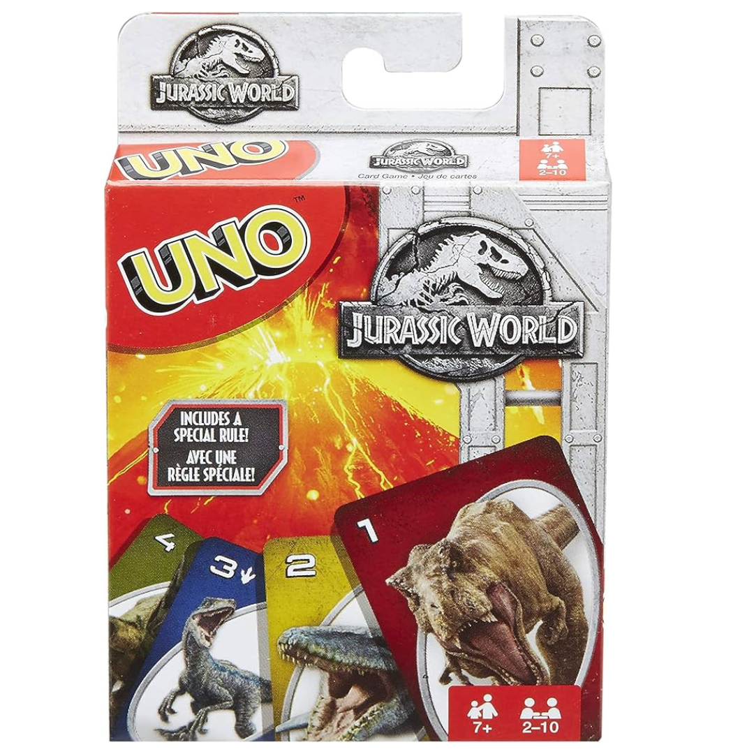 kkkkkkjjjj Uno Jurassic World Card Game FLK66 - Image 1