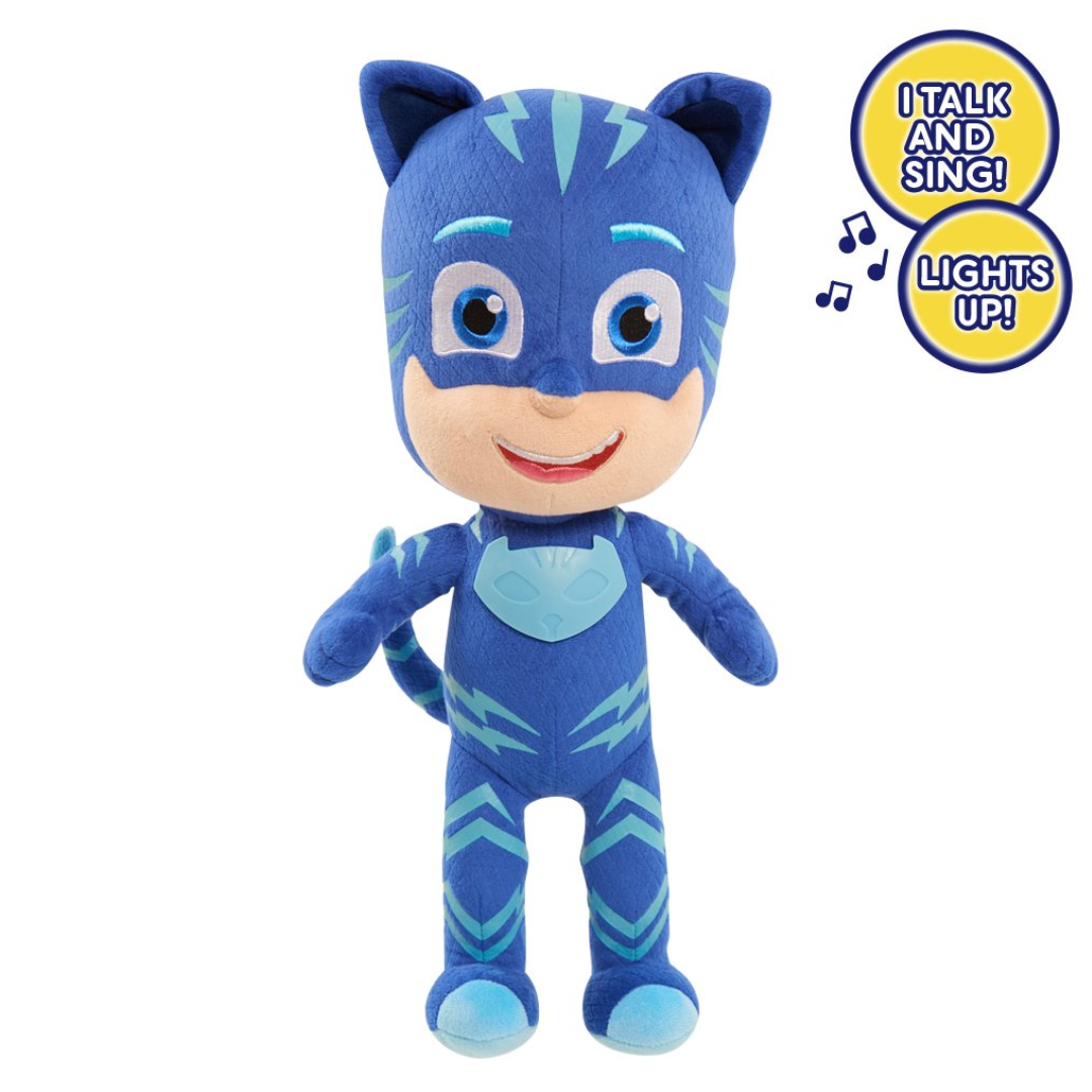 oioioioioioioioi PJ Masks Sing and Talk Plush Asst Catboy - Image 1